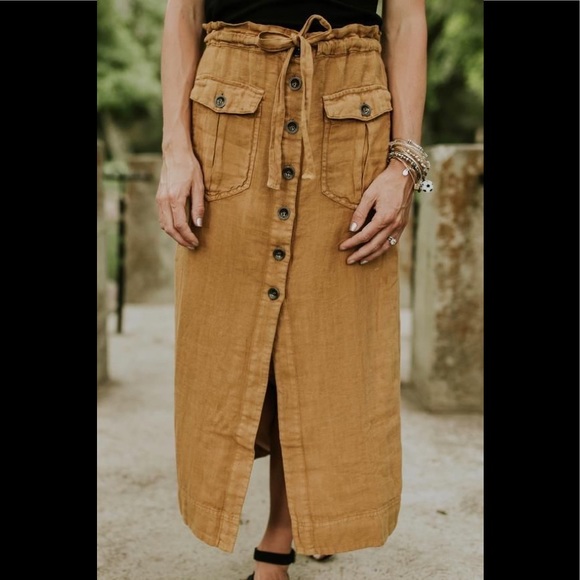 Free People “Straight to the Point” Midi Skirt - Picture 5 of 16